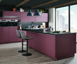 Rodinná kuchyně S-Line 963, lak laminát mat červená rost Rodinná kuchyně S-Line 963, lak laminát mat červená rost