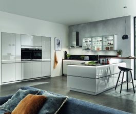 AKČNÍ NABÍDKA MODERNÍ KUCHYNĚ S-LINE lak saténová šedá  AKČNÍ NABÍDKA MODERNÍ KUCHYNĚ S-LINE lak saténová šedá