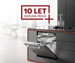 Záruka 10 let na vestavné myčky MIELE Záruka 10 let na vestavné myčky MIELE