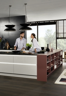 Kuchyně NOVA LACK 73P  Pracovní plocha U23 – Black PRO