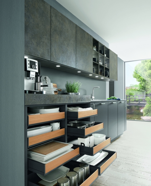 Laklaminát šedá supermat