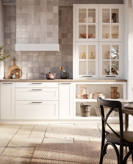 concept130 RAVENNA bílá – kuchyně s jedinečným kouzlem