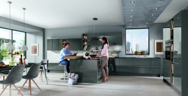 Lak břidlicově šedá, vysoký lesk/Lak bílá, vysoký lesk