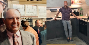 Majitelé firmy Karel Kováč Centrum Vlevo tatínek a v pravo současný majitel. Majitelé firmy Karel Kováč Centrum Vlevo tatínek a v pravo současný majitel.