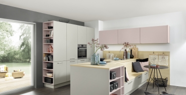 Kuchyně MANHATTAN UNI 48P – Šedá platina Doplňkové prvky LAV - Lavender