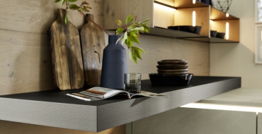 Kuchyně PORTLAND 405 Pracovní deska Z15 – Cement, safír, šedý